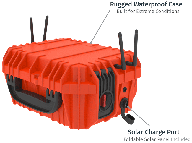 Vorp Energy Power Bunker Portable Power for Cradlepoint Cellular Gateway USB Output LiFePo4 Batteries
