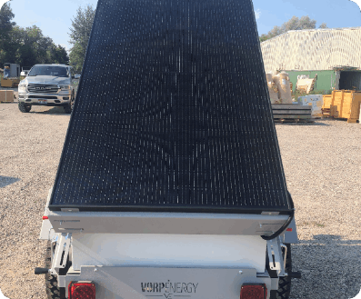 trailer solar array