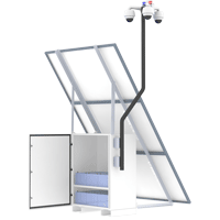 Vorp Energy Solar Powered Surveillance and Communications Skid